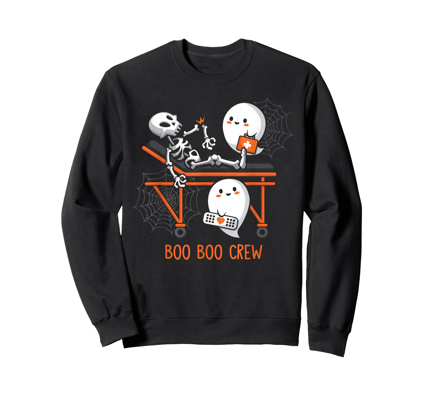 Boo Boo Crew Ghost Doctor Paramedic EMT Nurse Halloween T-Shirt