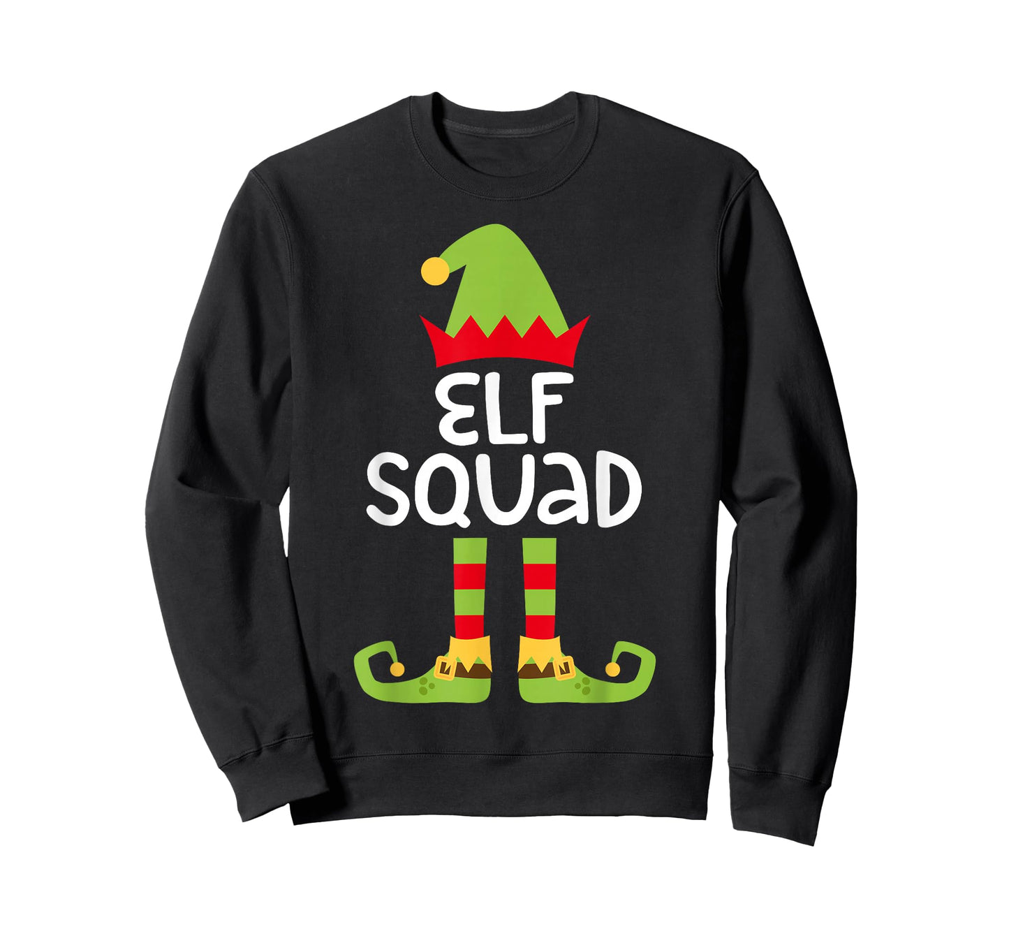 Elf Squad Shirt Matching Kids Boy Girl Christmas Elf Pajamas T-Shirt