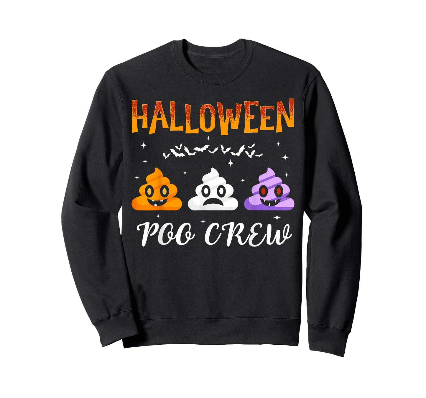 Halloween Poo-Crew Funny Halloween Poop Spooky Squad Crew T-Shirt