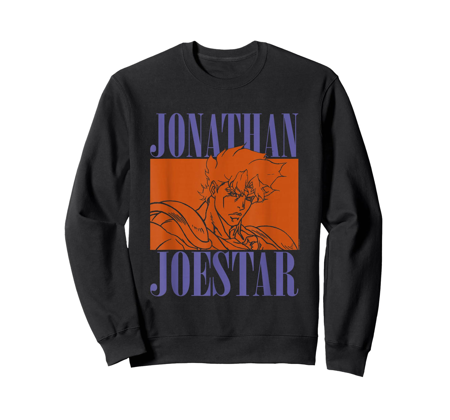 JoJo Part 1 Phantom Blood Jonathan Joestar Orange Stencil T-Shirt