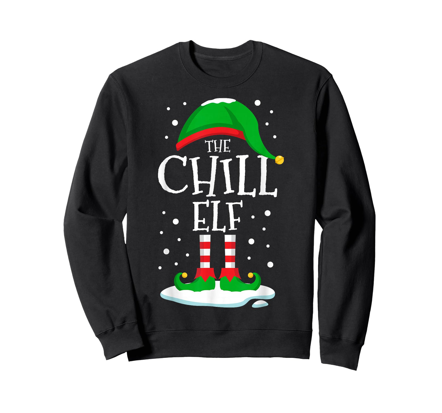 The Chill Elf Christmas Family Matching Xmas Group Funny T-Shirt