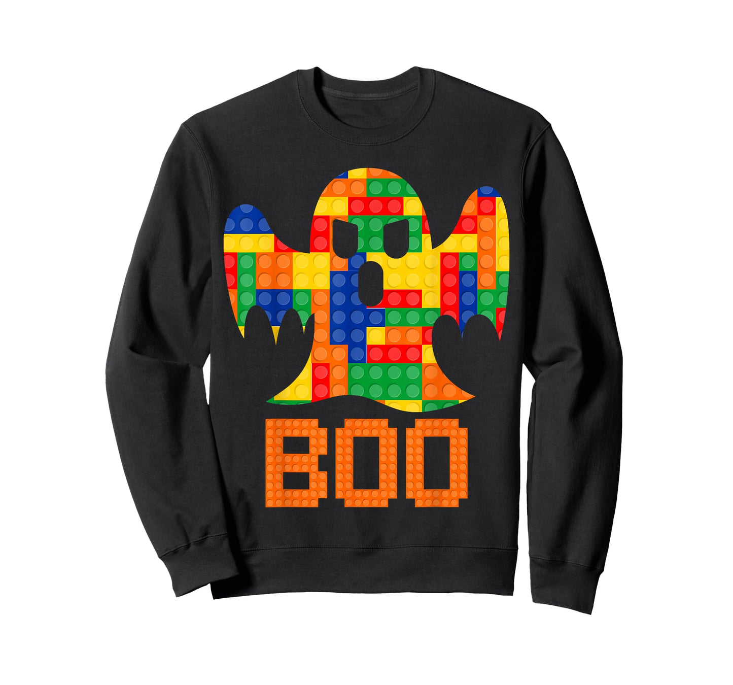 Boo Ghost Master Builder Building Blocks Bricks Halloween T-Shirt
