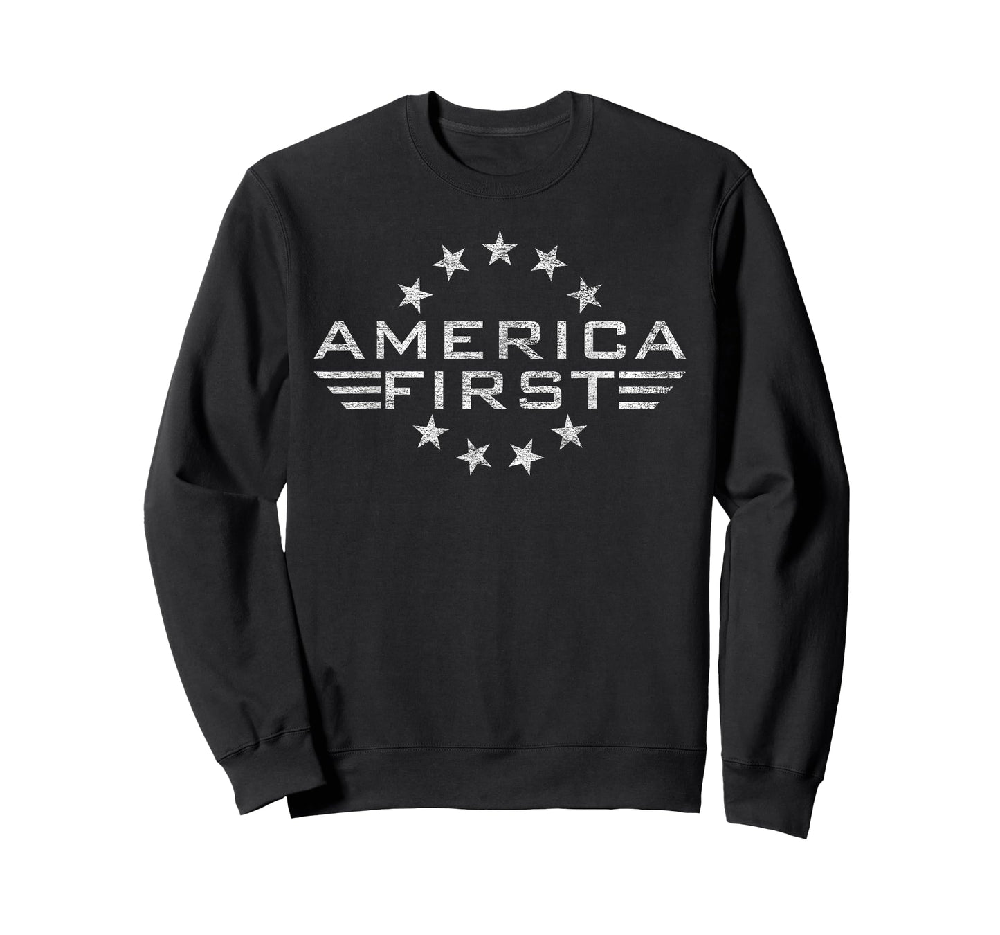 AMERICA FIRST 1ST PATRIOT BETSY ROSS RING OF STARS T-Shirt