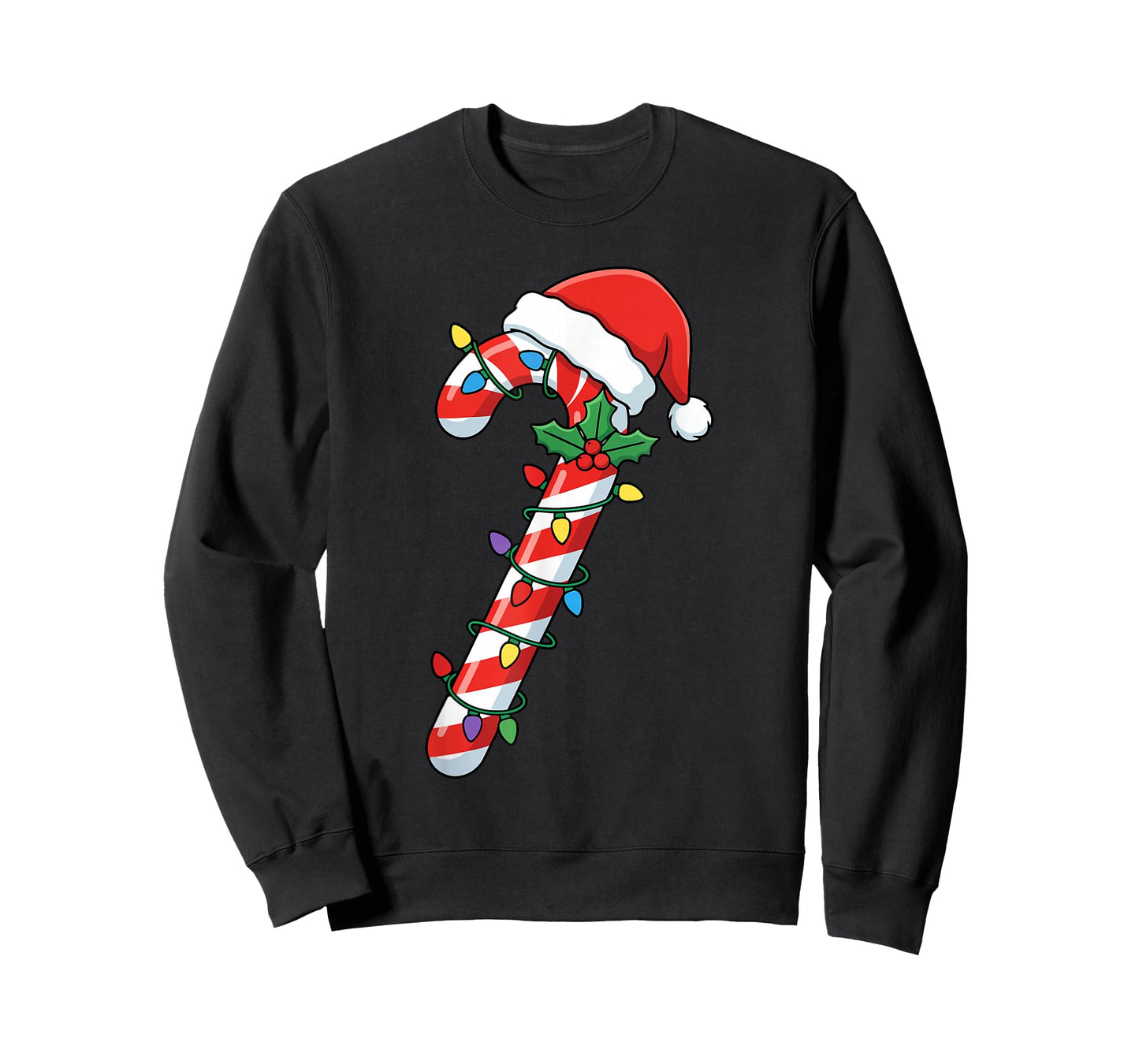Funny Christmas Candy Canes Santa Xmas Kids Men Women T-Shirt