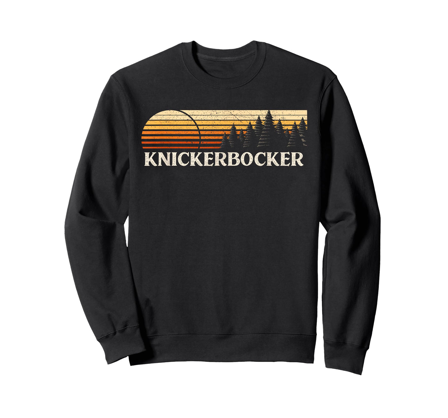 Knickerbocker, TX Vintage Evergreen Sunset Eighties Retro T-Shirt