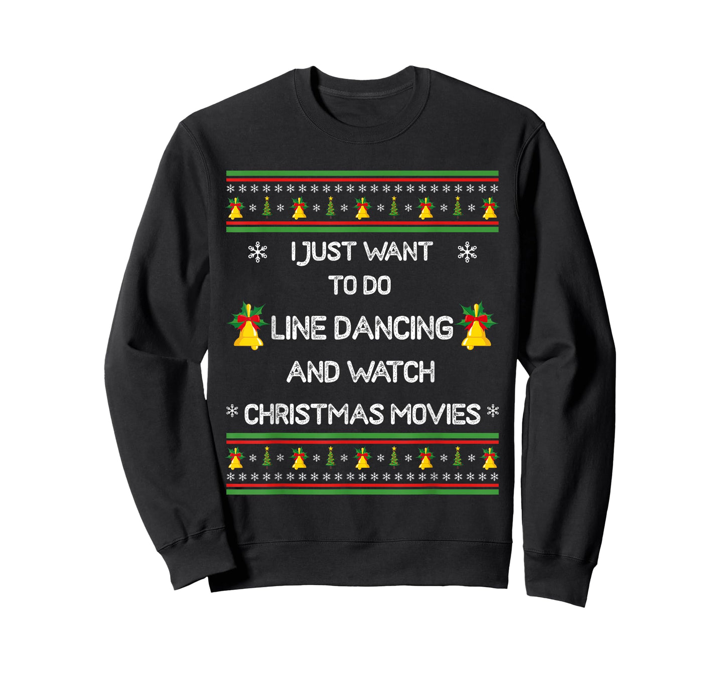 Funny Line Dancing Christmas T-Shirt Holiday Gift