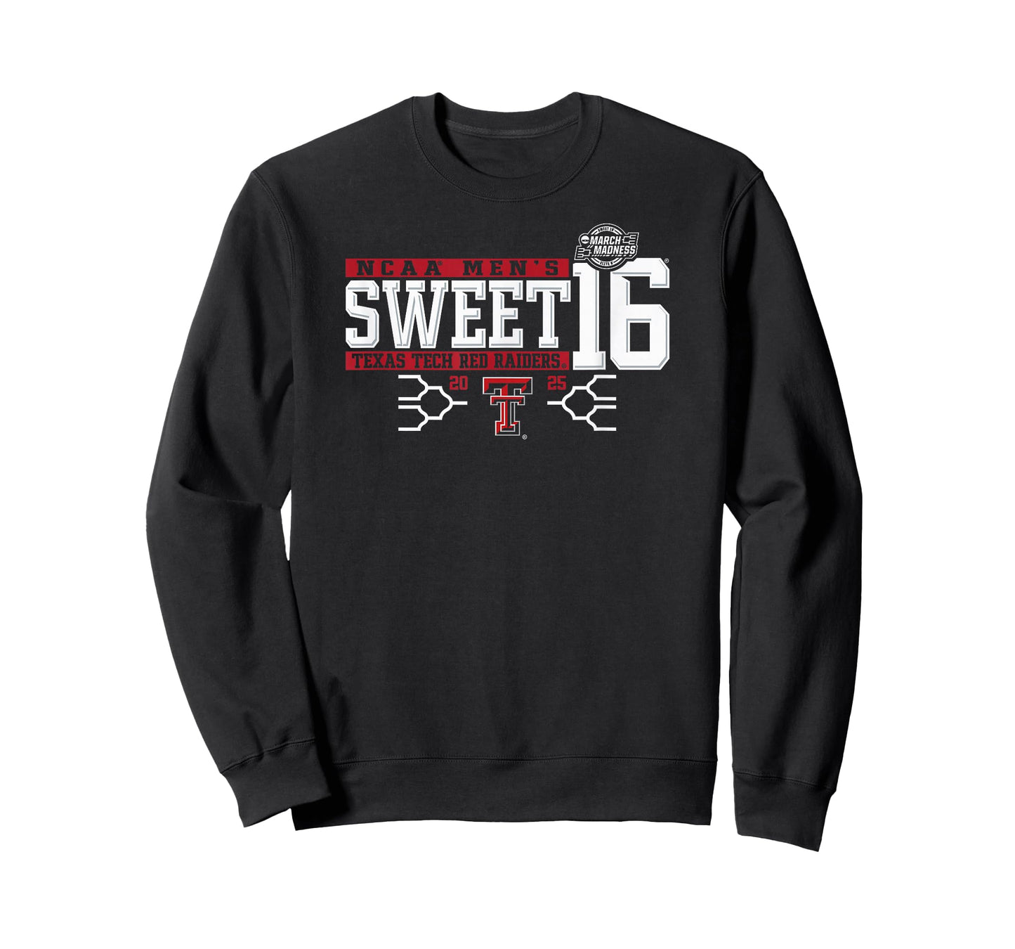 Texas Tech Red Raiders Sweet 16 2025 Men's March Madness T-Shirt