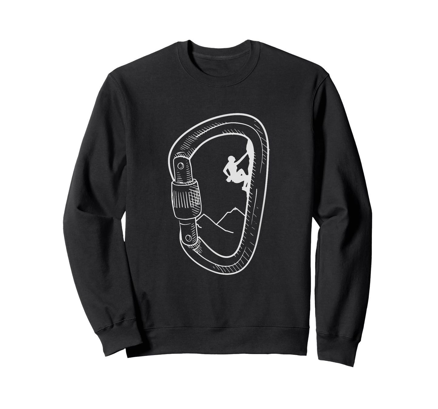 Rock Climbing Shirt Carabiner Mountain Tee Climber Gift T-Shirt