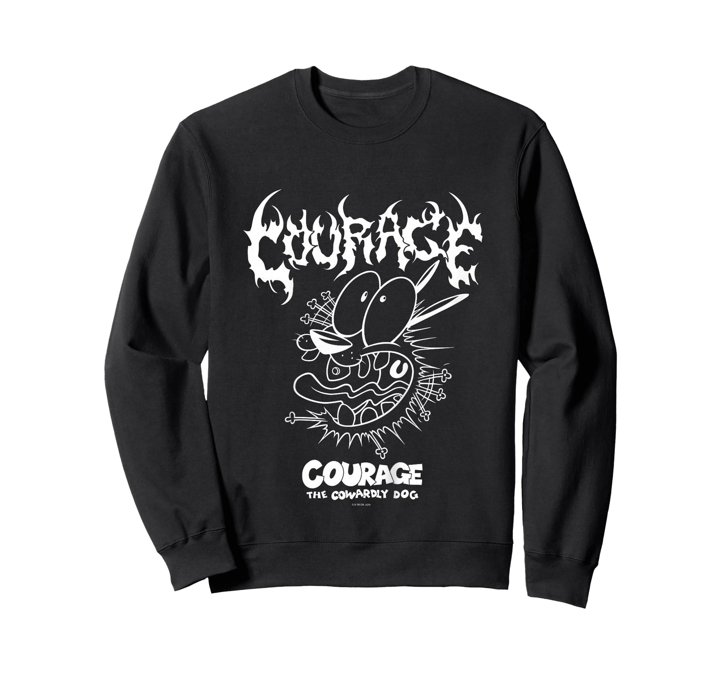 Kids Courage the Cowardly Dog Extreme Metal T-Shirt