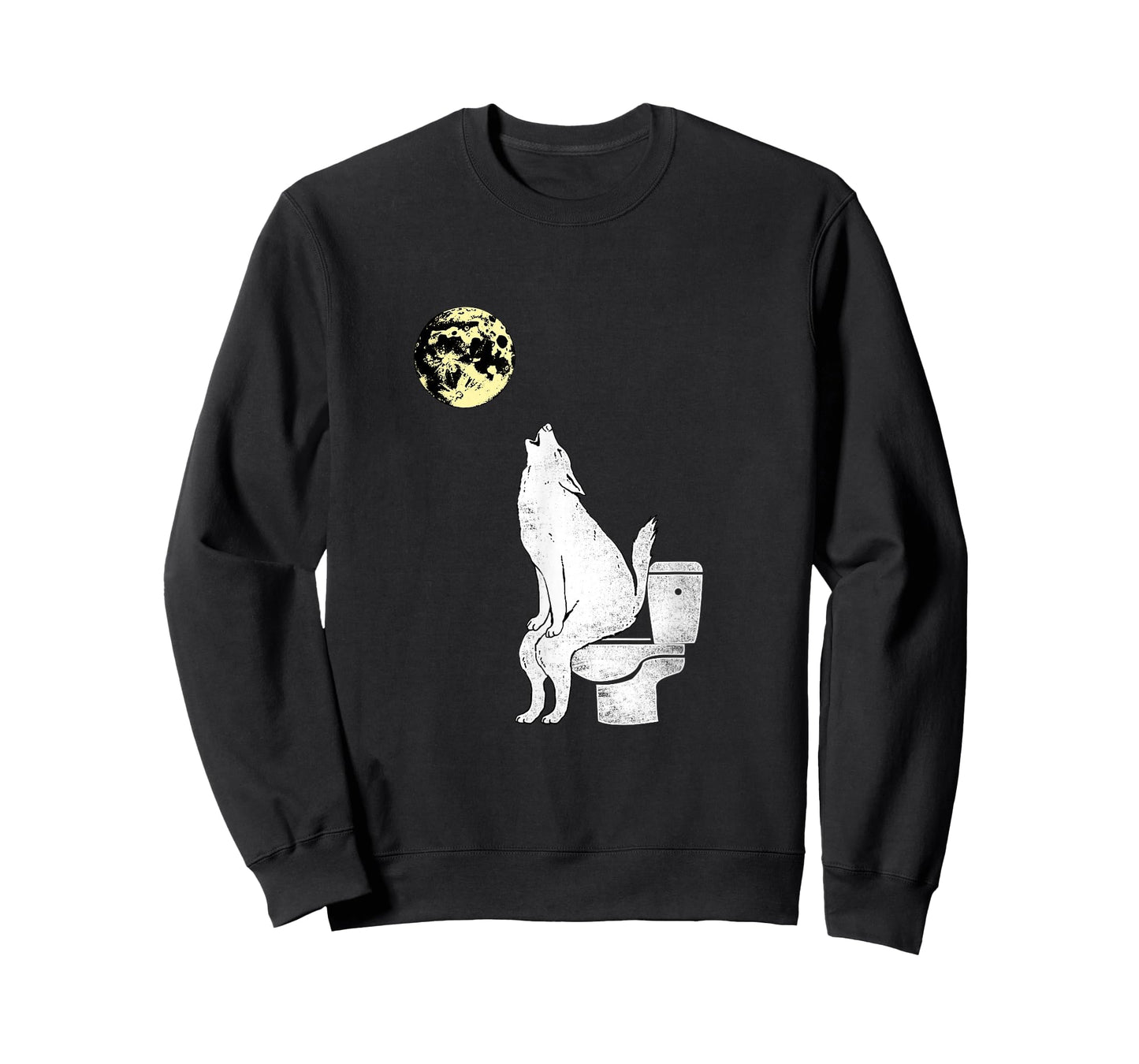 Wolf on The Toilet Gift T-Shirt
