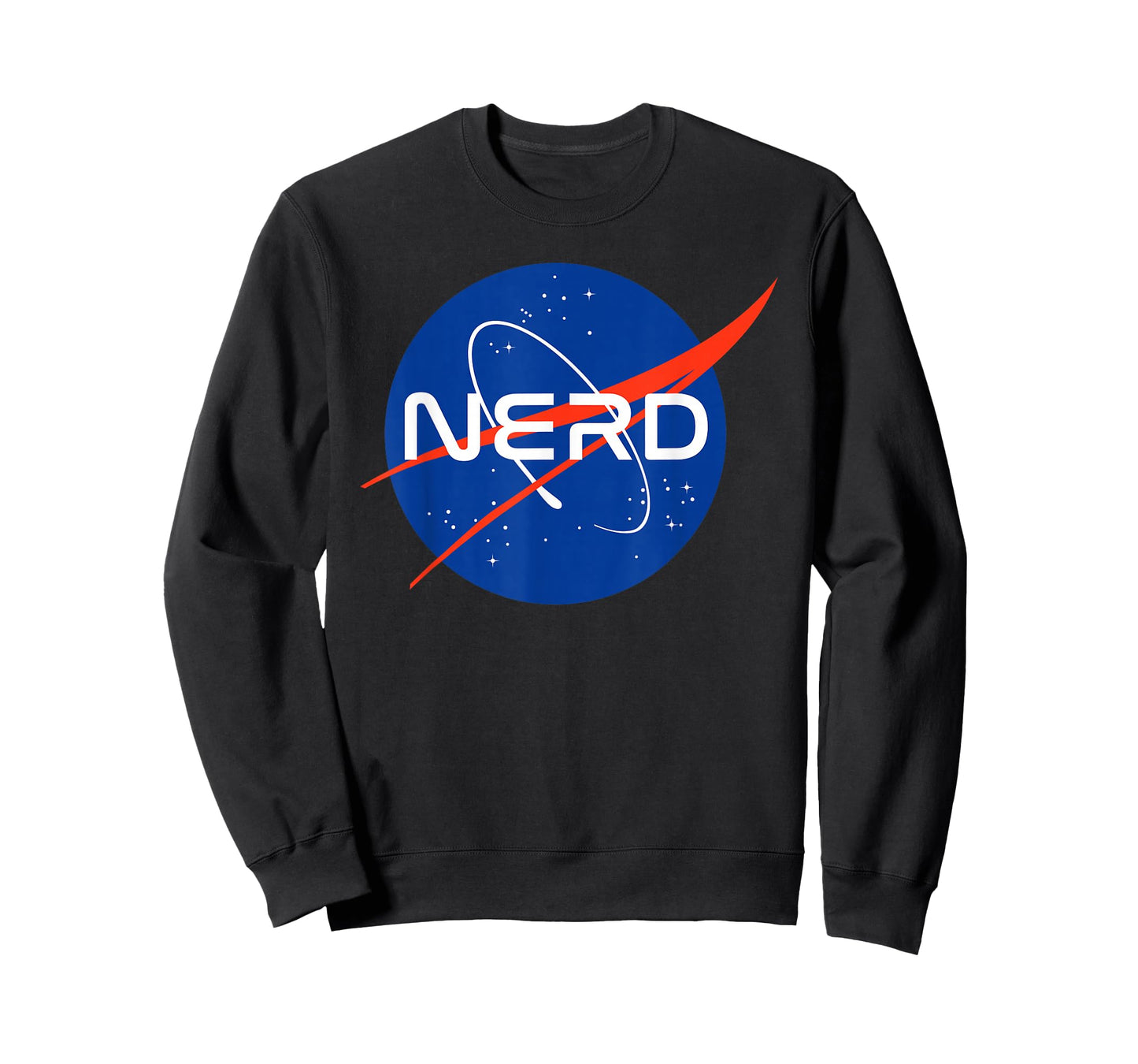 Nasa Nerds NASA Nerd T-Shirt, Kids, Unisex, Short Sleeve, Black, Small, Space-Themed, Cotton 100%