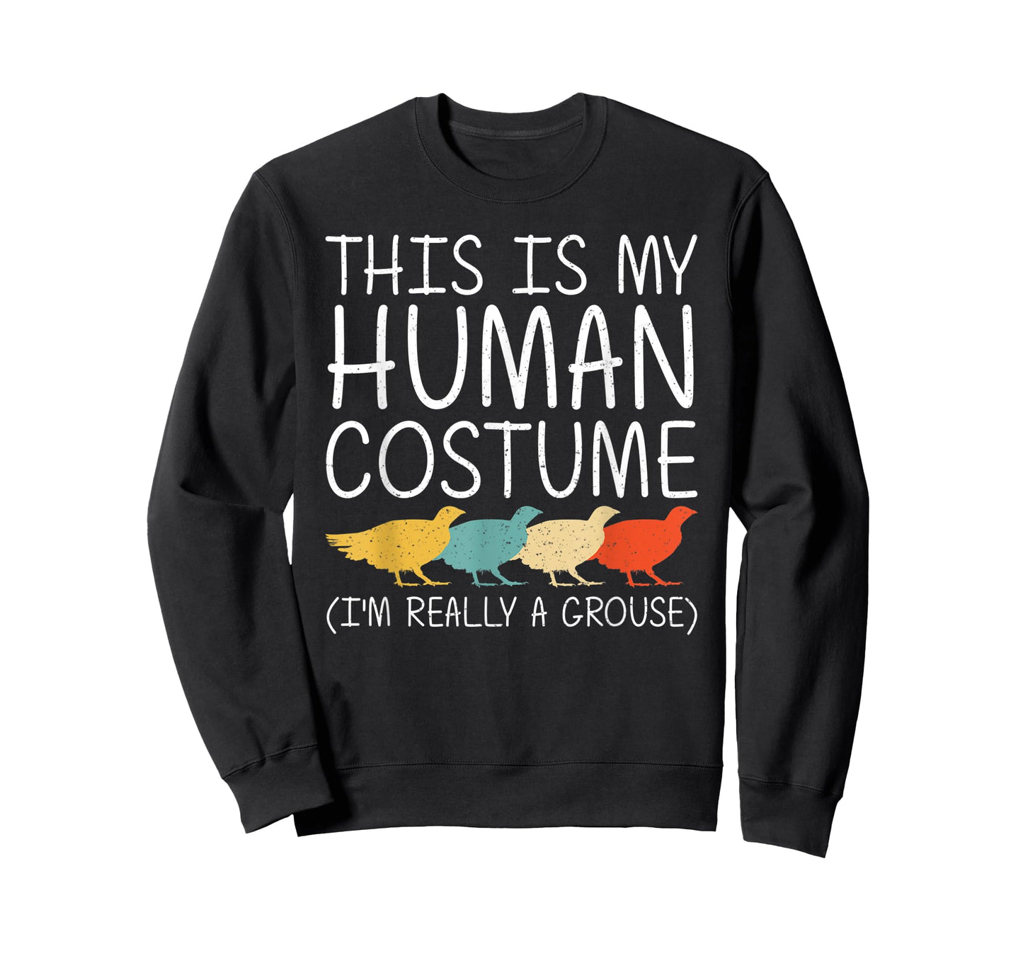 Grouse Halloween Human Costume Game bird Fowl Easy DIY Gift T-Shirt