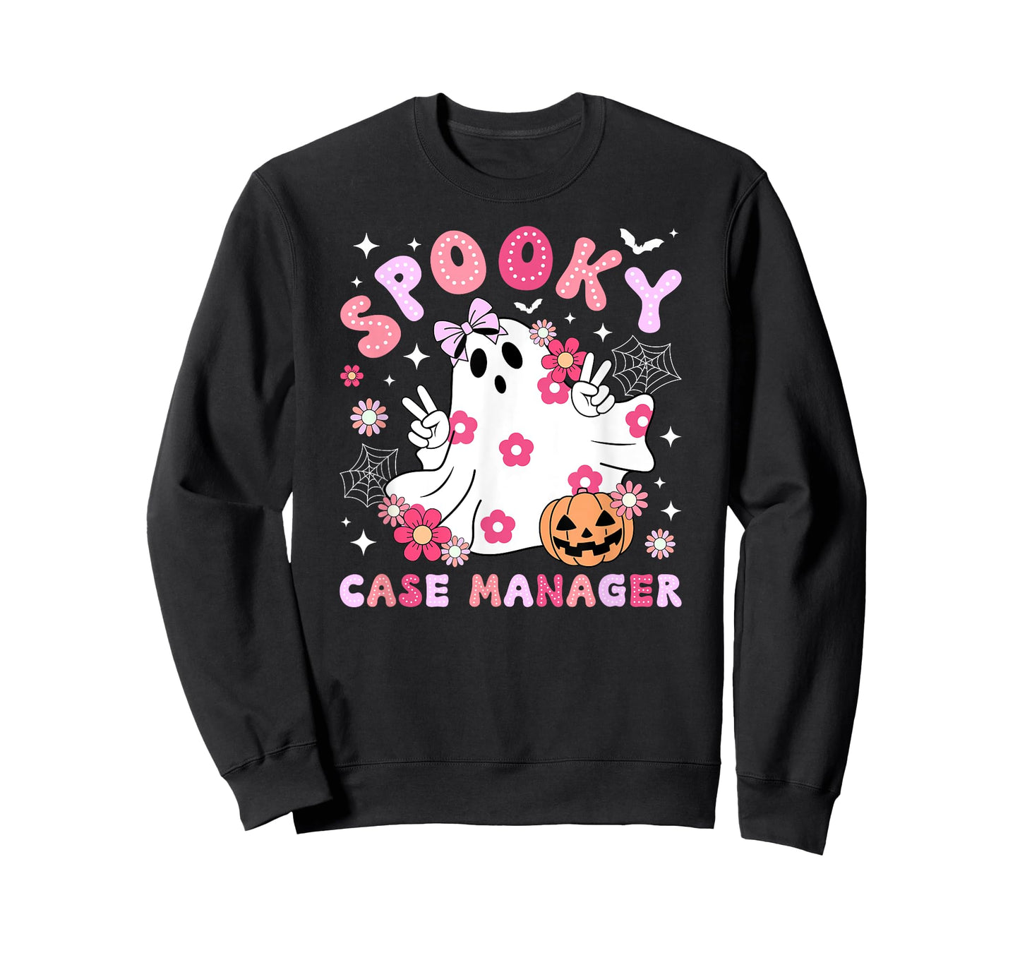 Spooky Nurse Case Manager Halloween Nursing Case Management T-Shirt
