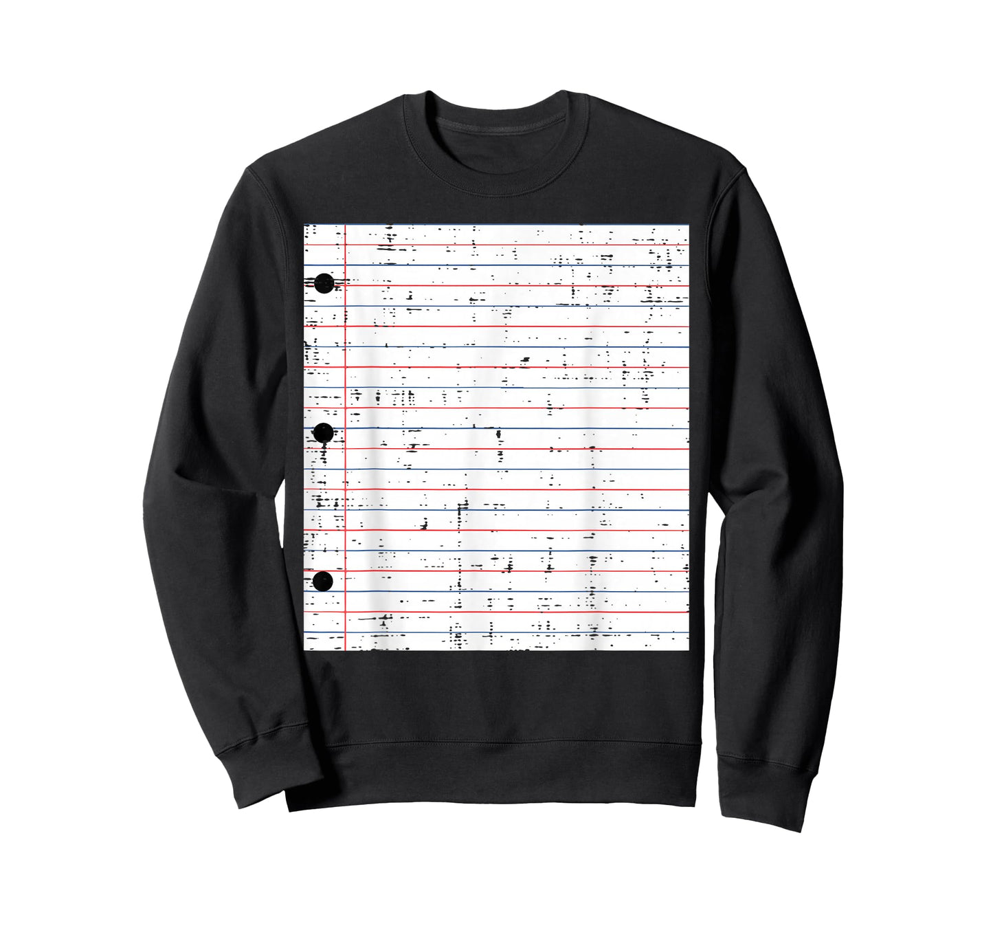 Halloween Lined Notebook Funny Student Costume Men Women Kid T-Shirt