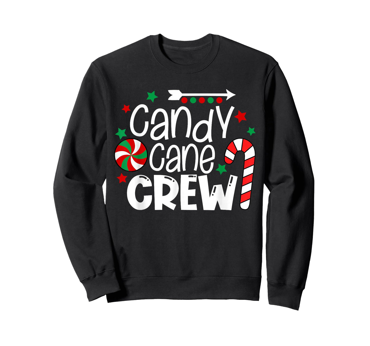 Candy Cane Crew Christmas Xmas Love Candy Boys Girls Kids T-Shirt