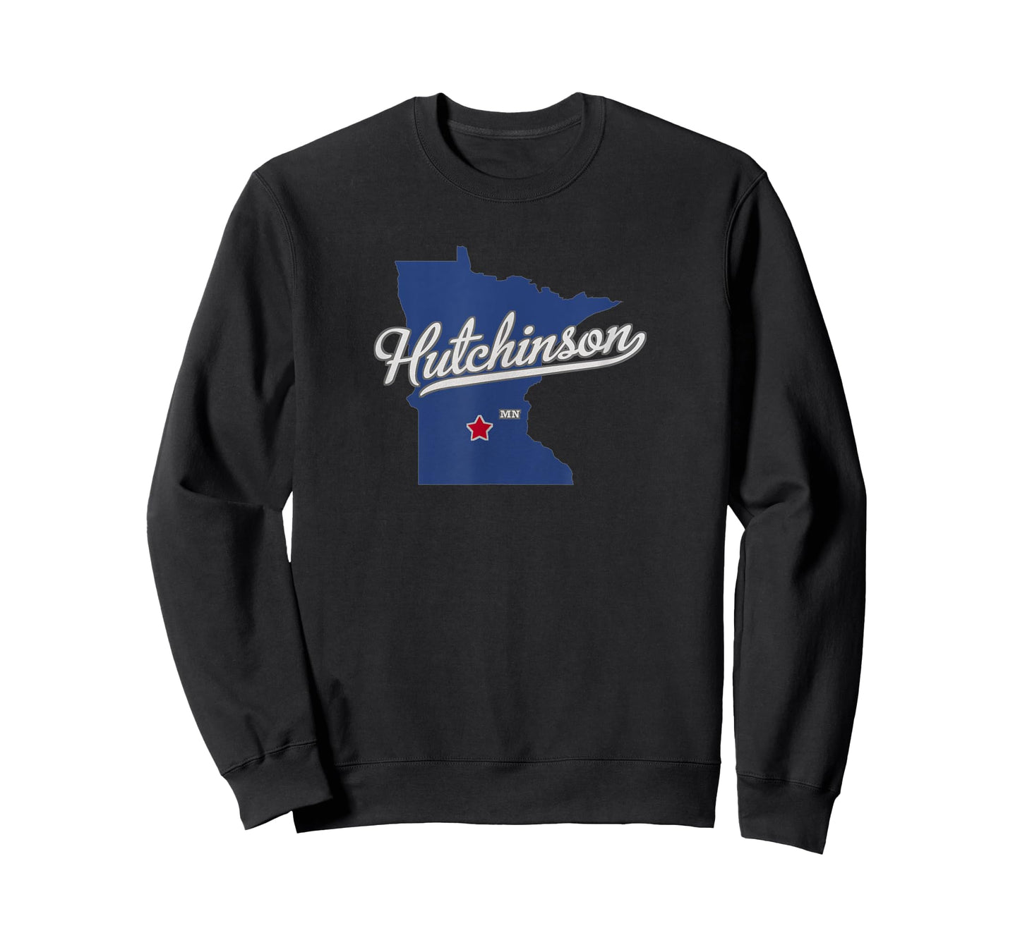 Hutchinson Minnesota MN Map T-Shirt