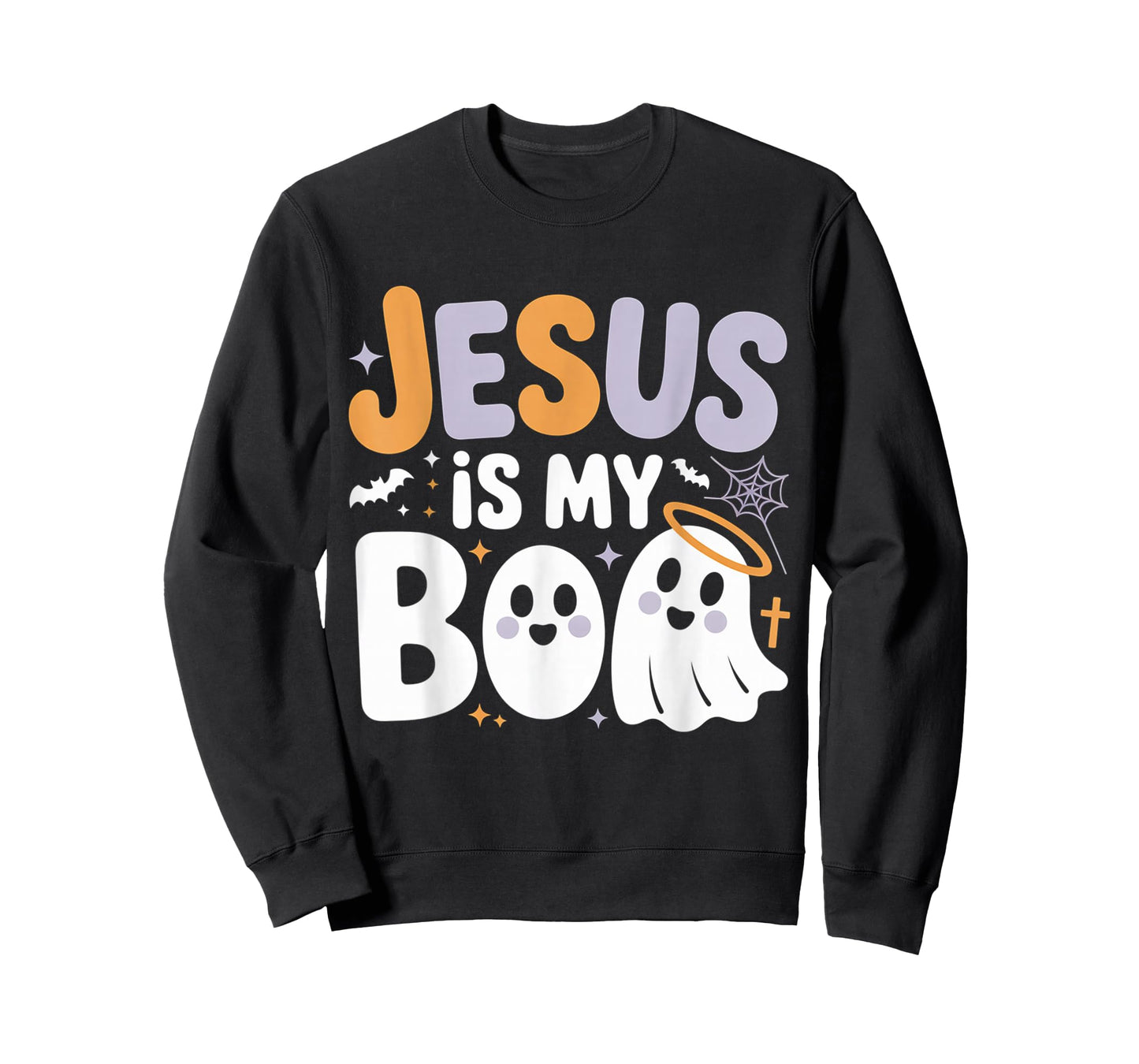 Jesus is My Boo Cute Christian Halloween Ghost Funny T-Shirt