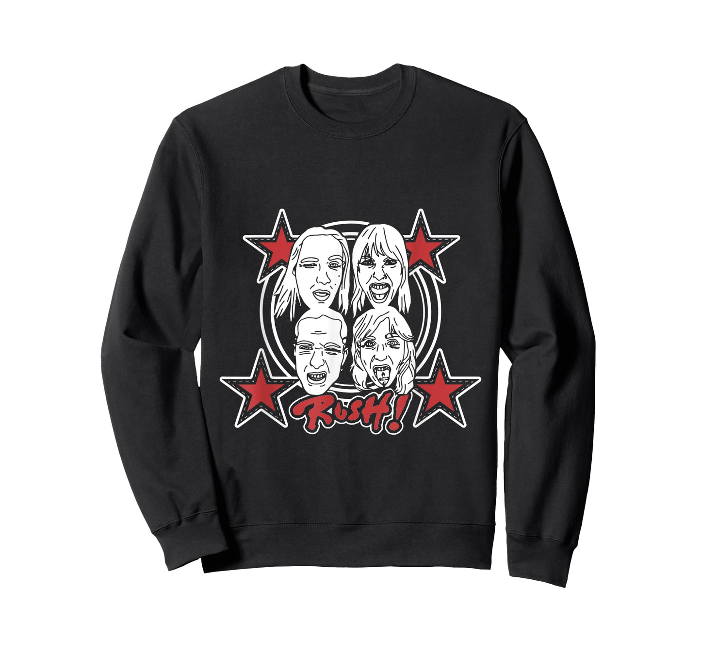 Måneskin Rush! Faces & Red Starz T-Shirt