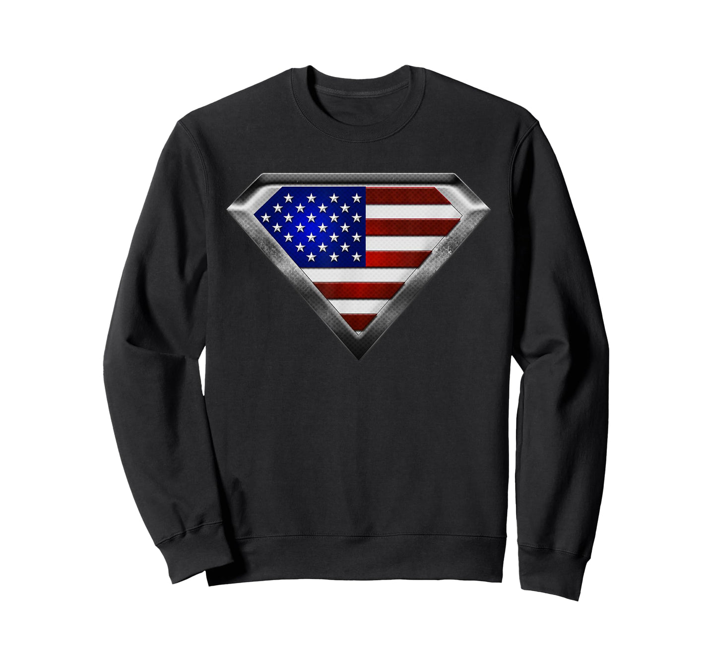 Super USA Flag Superhero Patriotic American Flag T-Shirt