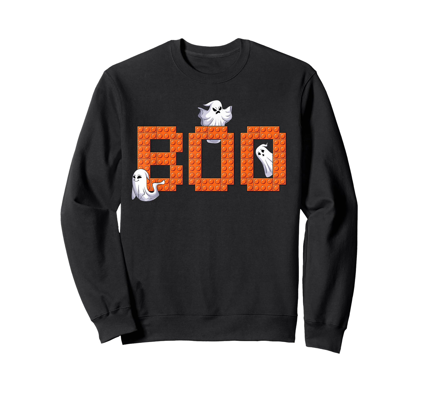 Halloween Master Builder Boo ghost Building Blocks Bricks T-Shirt