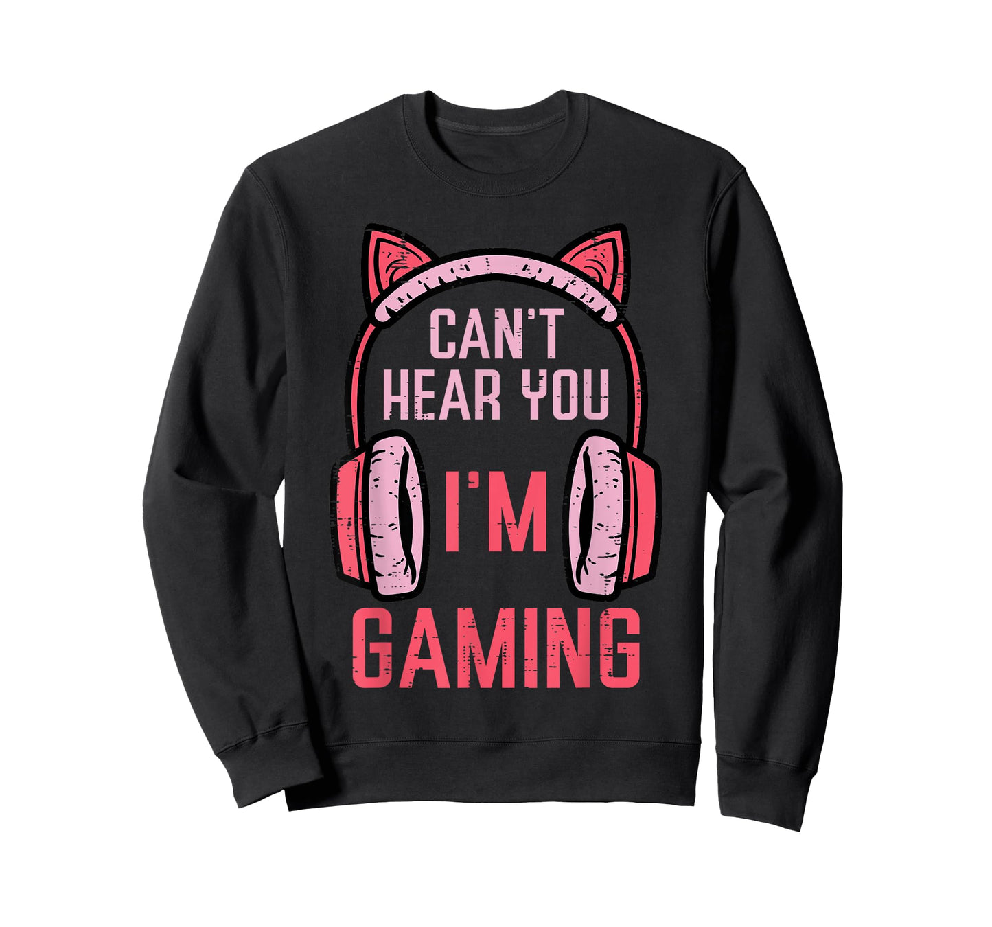 Cant Hear You Im Gaming Video Gamer Women Girls Kids Teens T-Shirt