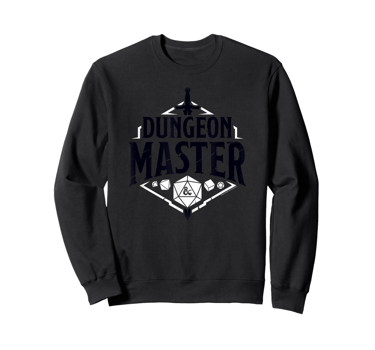 Dungeons & Dragons Dungeon Master Sword & Dice Logo T-Shirt