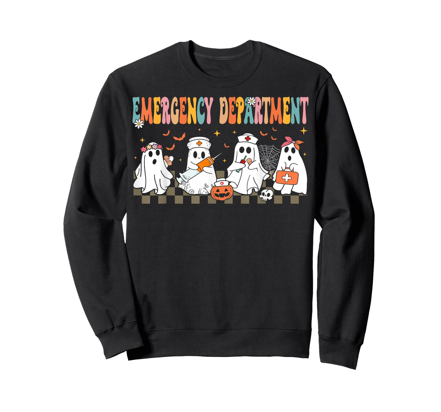 Cute Emergency Department Funny ER Nurse Halloween T-Shirt