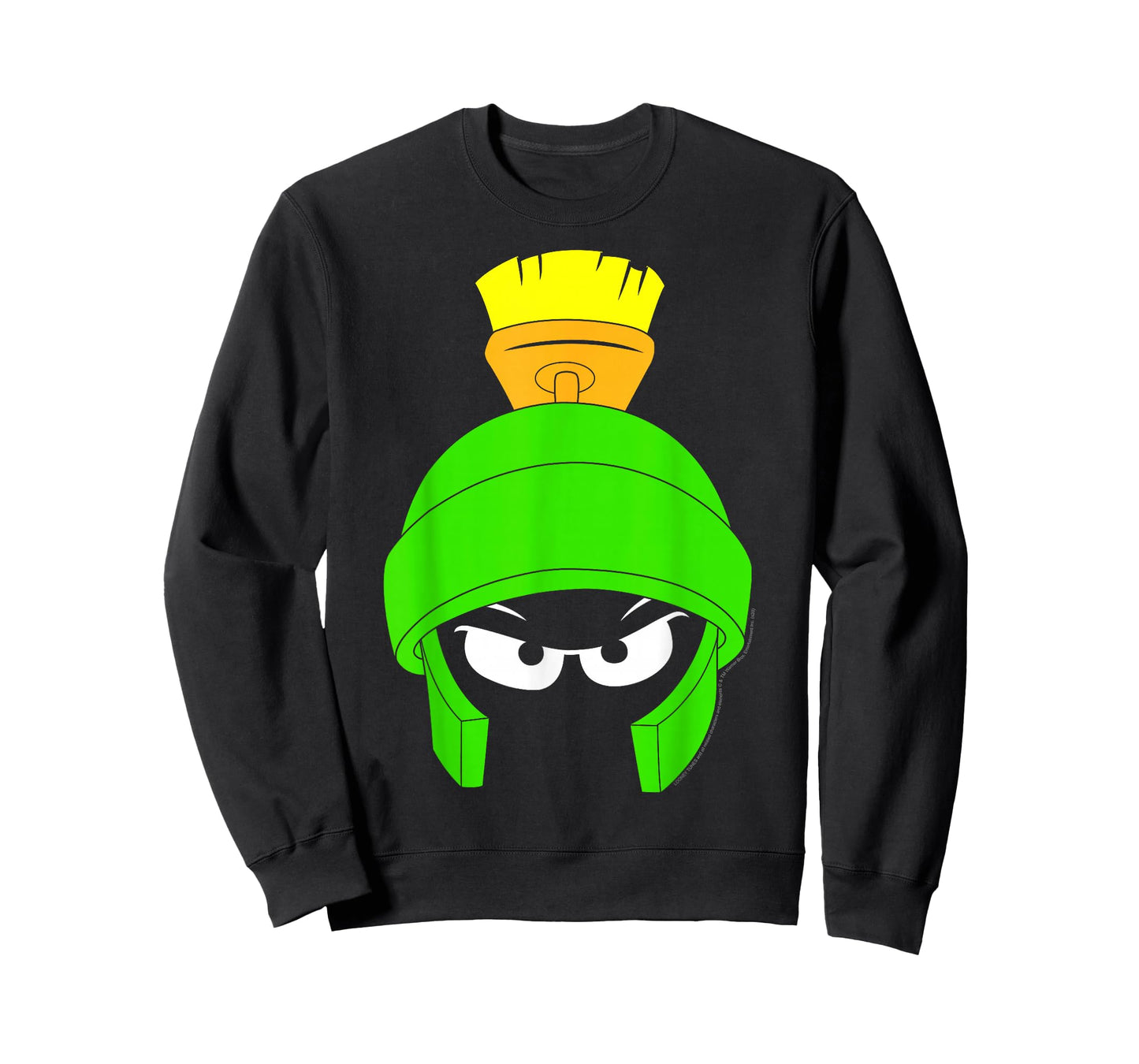 Looney Tunes Marvin The Martian Dark Big Face T-Shirt