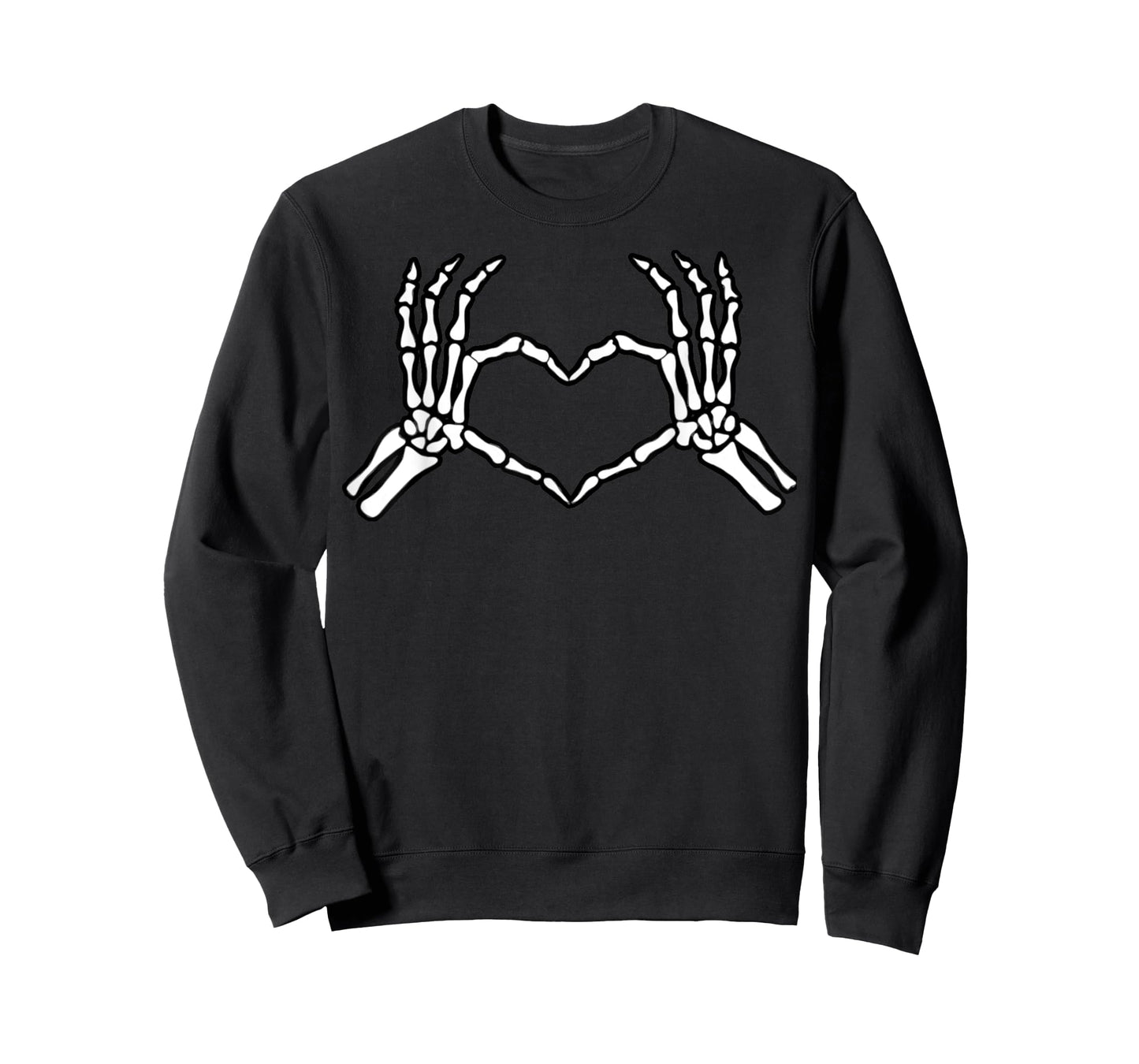 Lovable Halloween Skeleton Hands - Heart Shape Skeleton T-Shirt