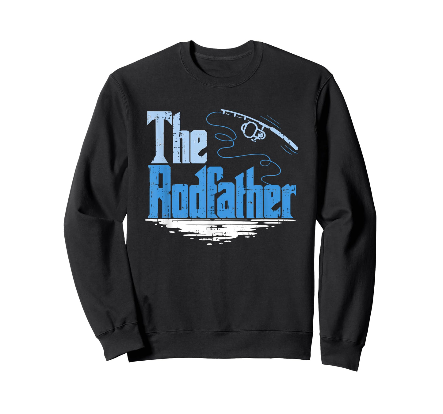 The Rodfather Funny Fishing Parody T-Shirt T-Shirt Small