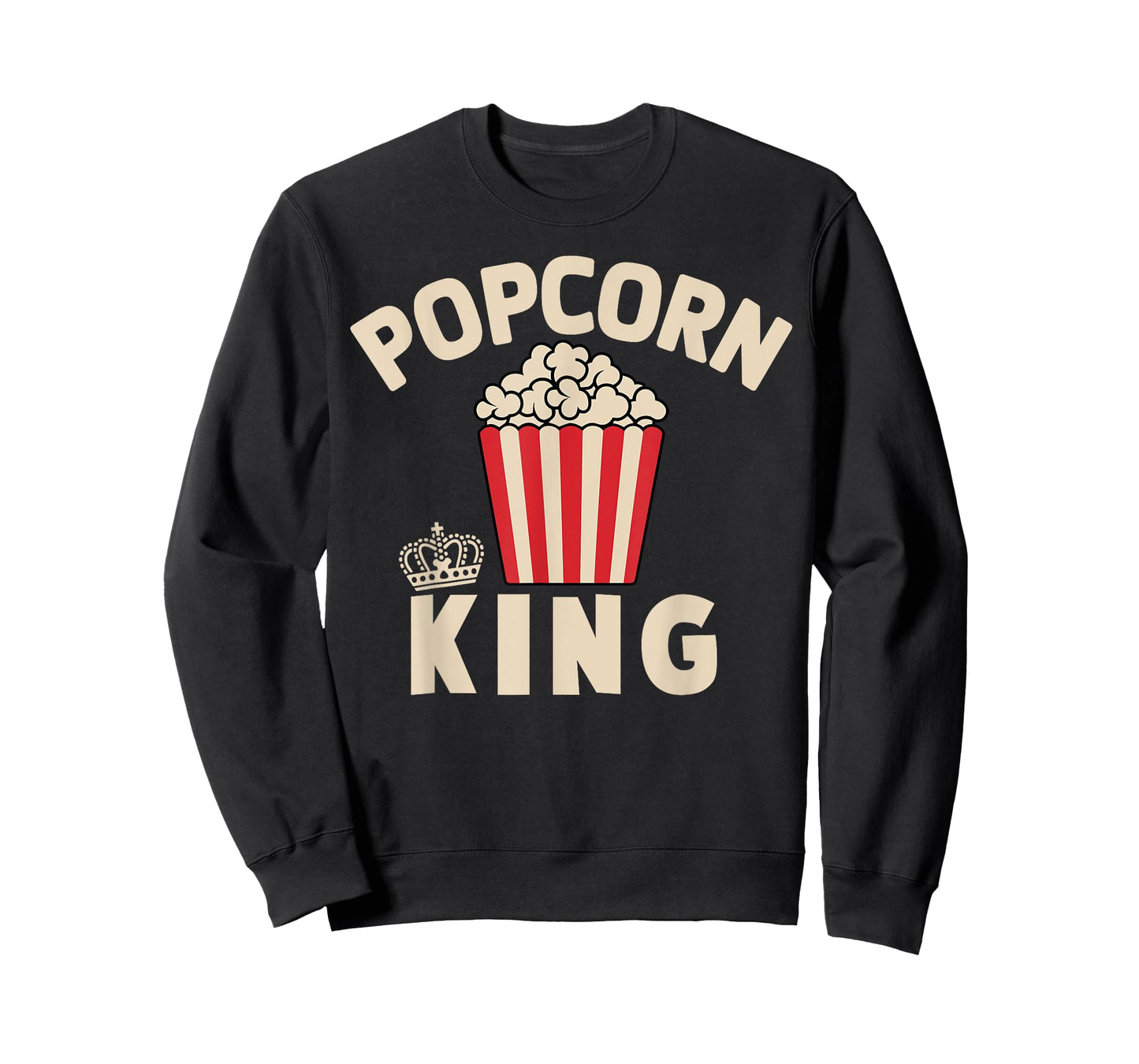 Popcorn King Funny Popcorn Movie Snack T-Shirt