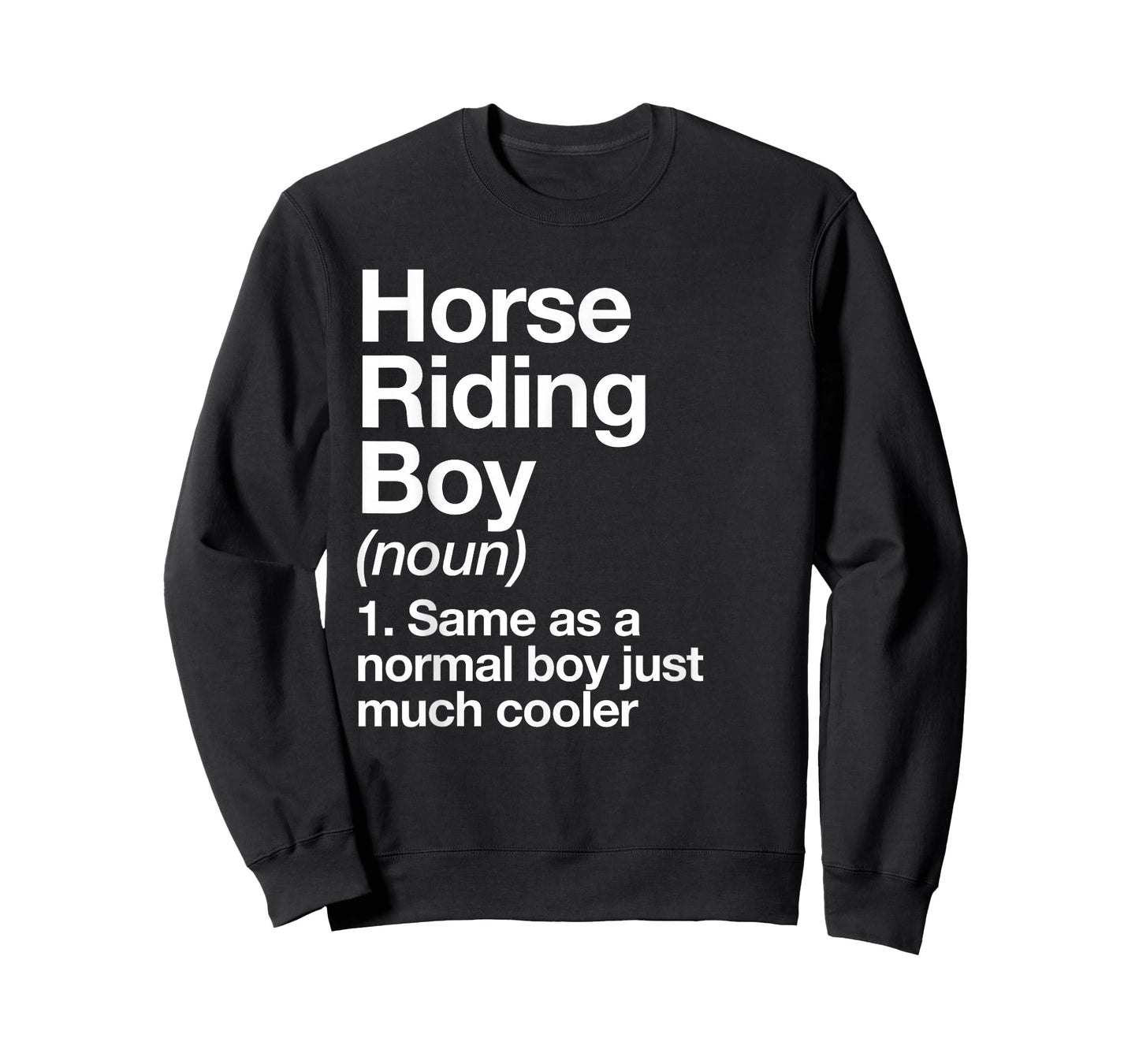 Horse Riding Boy Definition Funny Sports T-Shirt