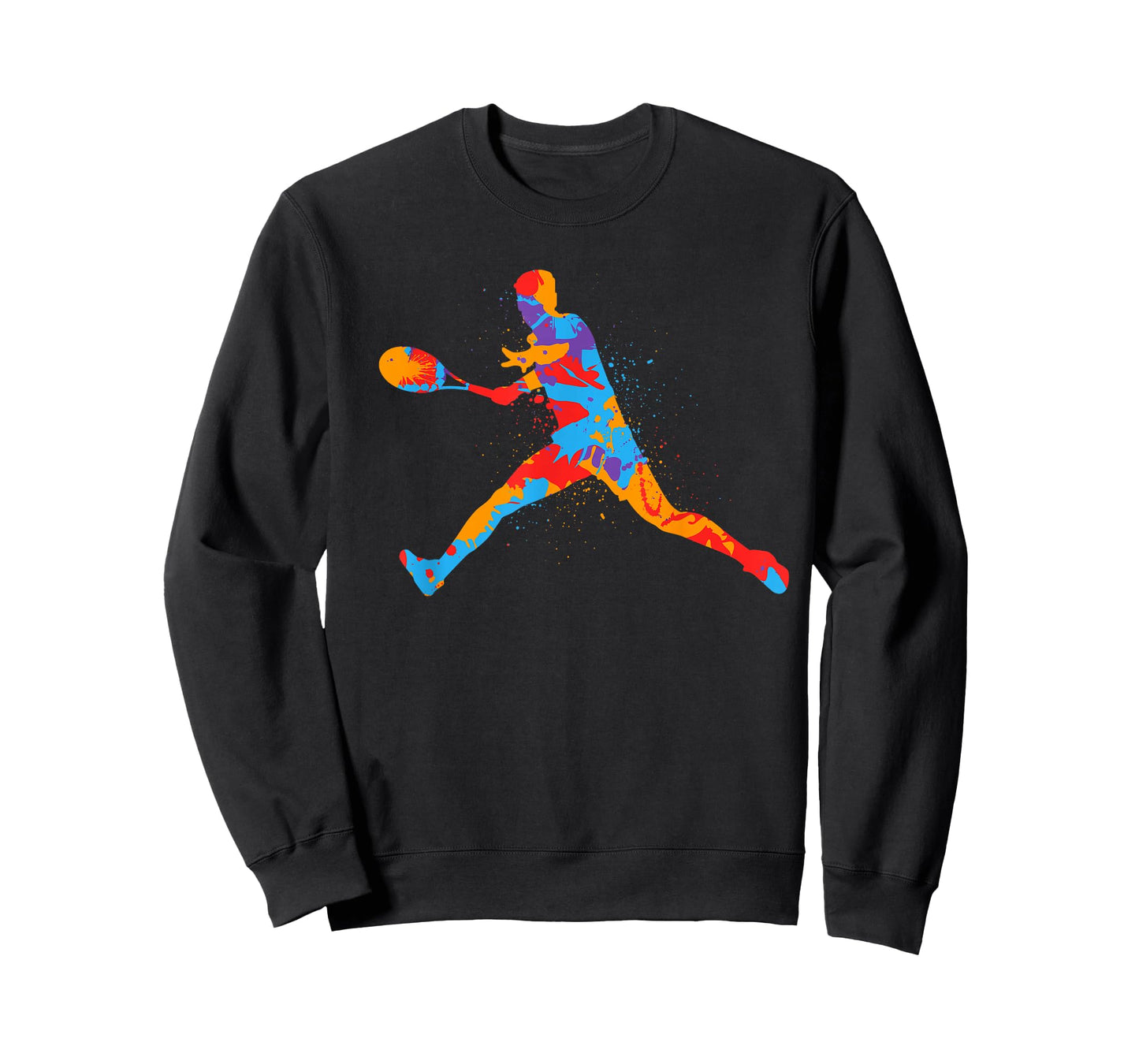 Colorful Tennis Player Men Kids Boys Tennis T-Shirt
