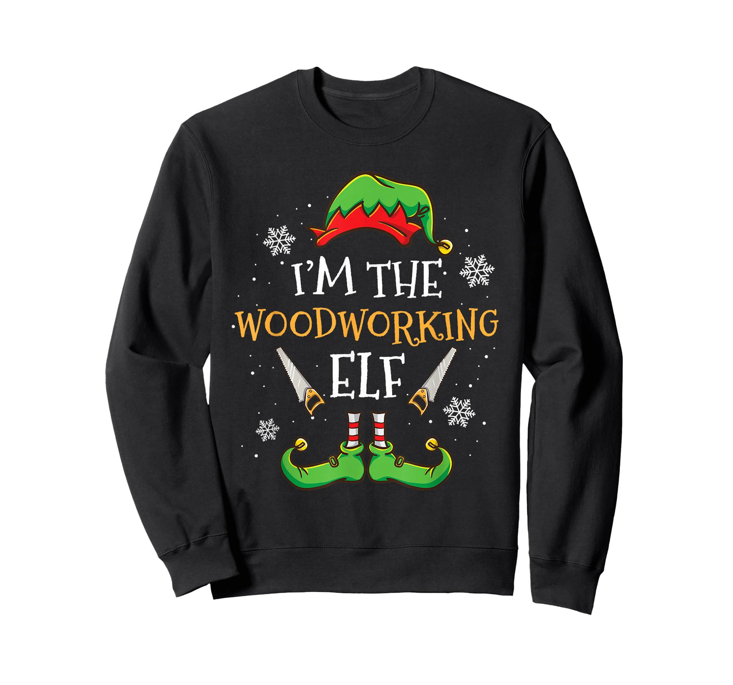 Im The Woodworking Elf Christmas T-Shirt