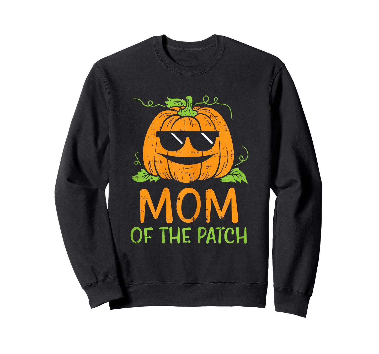 Pumpkin Mom Of The Patch Halloween Family Mommy Mama Women T-Shirt