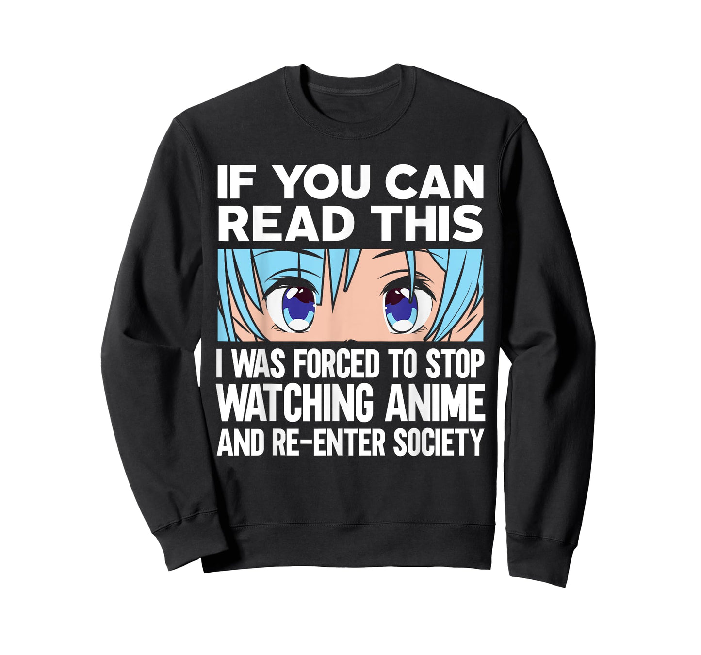 Anime art forced to re-enter society stop watching anime T-Shirt