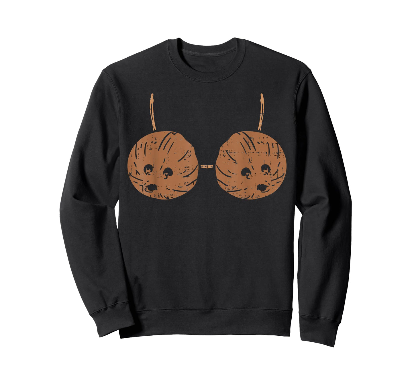 Coconut Bra Hawaiian Tiki Hula Party DIY Halloween Costume T-Shirt
