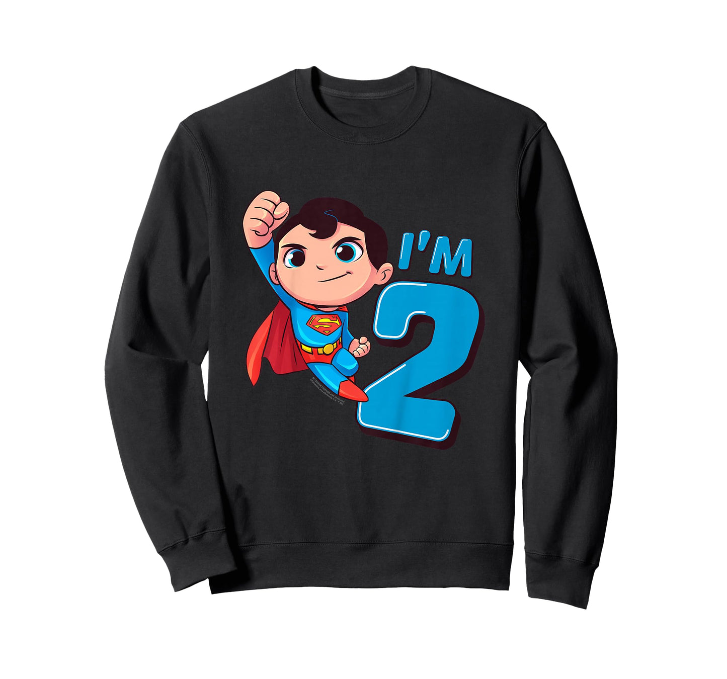 Kids Superman 2nd Birthday Cute I'm 2 T-Shirt