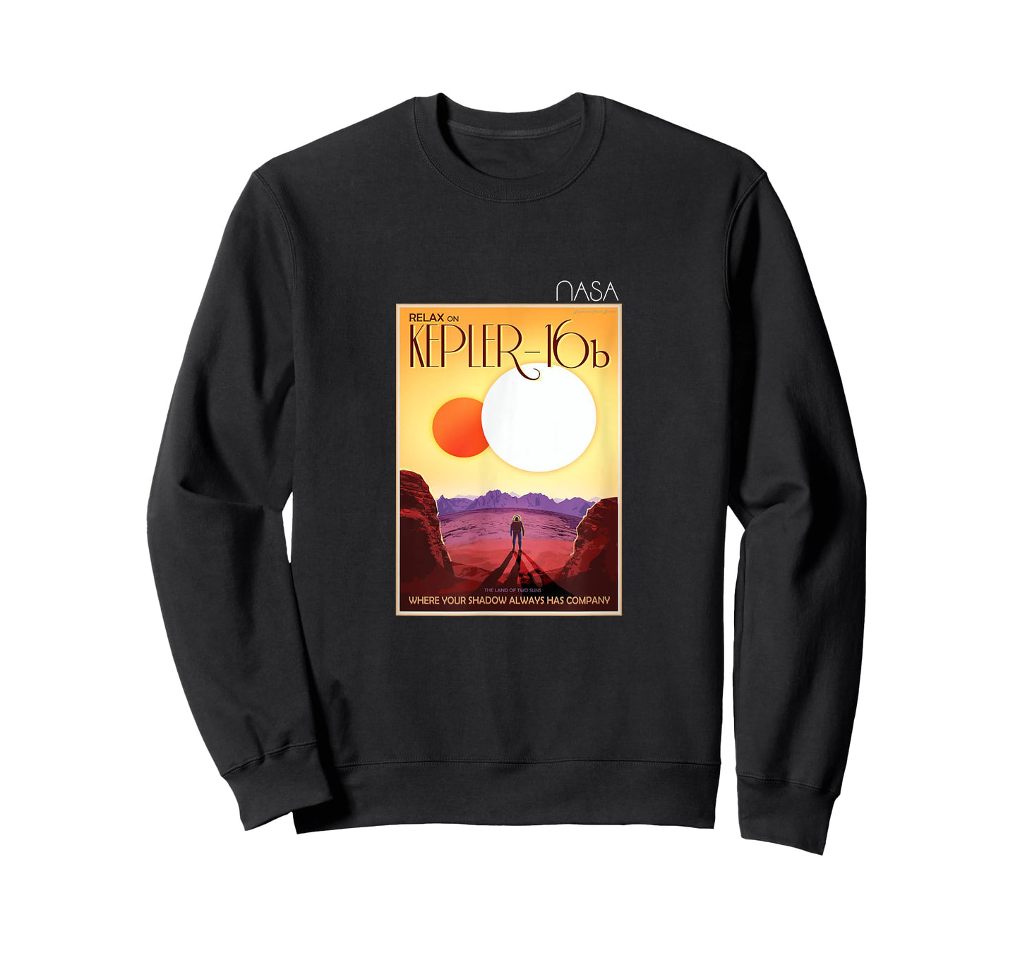 The Official Kepler 16b Space Tourism Poster NASA T-Shirt T-Shirt