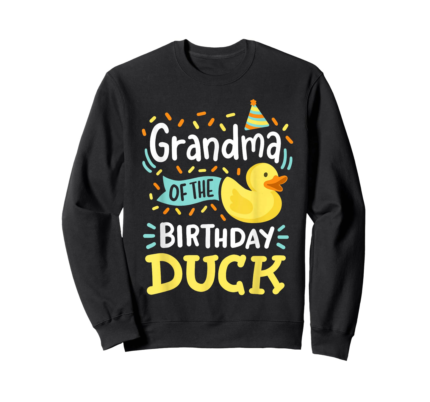 Grandma Of The Birthday Duck Boy Rubber Duck Bday Family T-Shirt