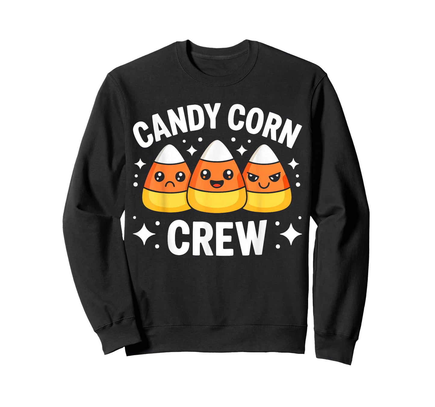 Candy Corn Crew Shirt Adult Kids Men Women Halloween Costume T-Shirt
