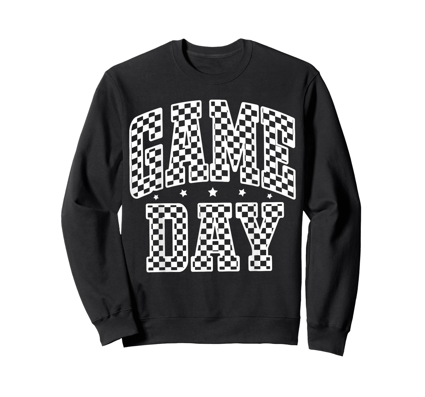 Game Day Checkered Touchdown American Football Thanksgiving T-Shirt