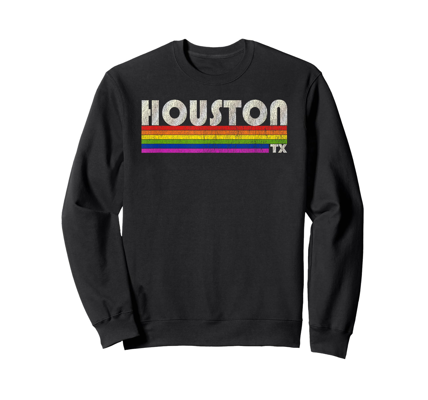 Vintage 80's Style Houston TX Gay Pride Month T-Shirt