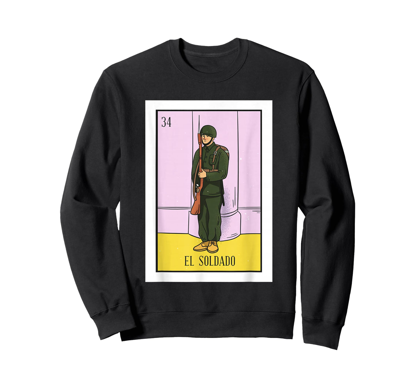 El Soldado Lottery Gift The Soldier Card Mexican Lottery T-Shirt