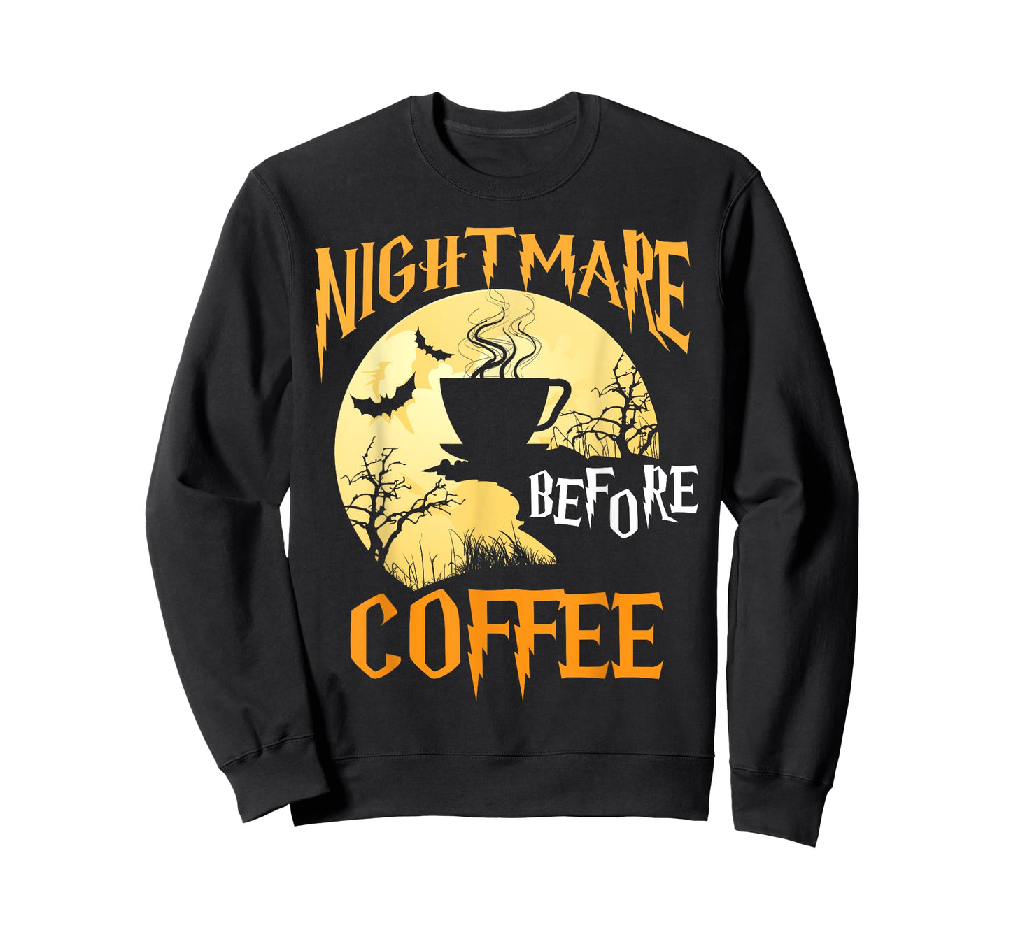 Cute Nightmare Before Coffee Halloween Shirt Funny Mug Gift T-Shirt