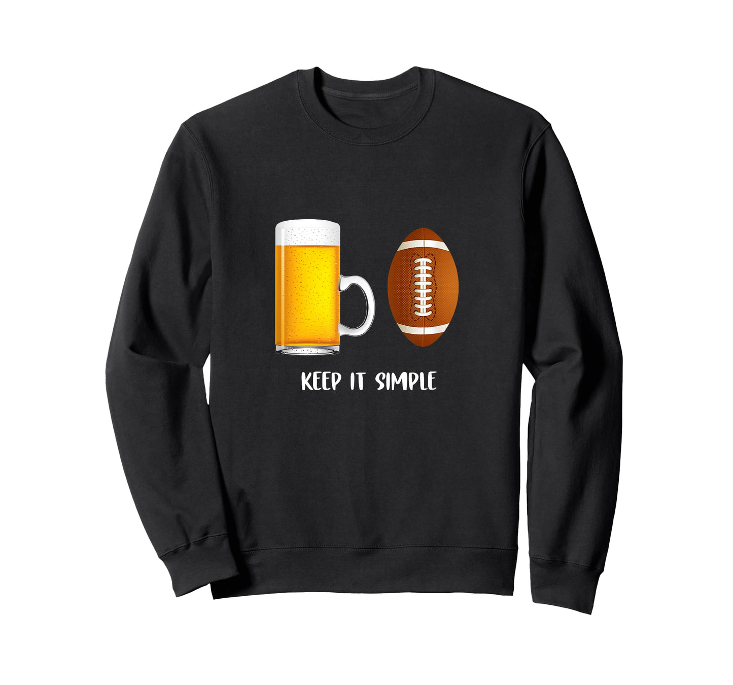 Keep It Simple Beer College Football Funny Common T-Shirt