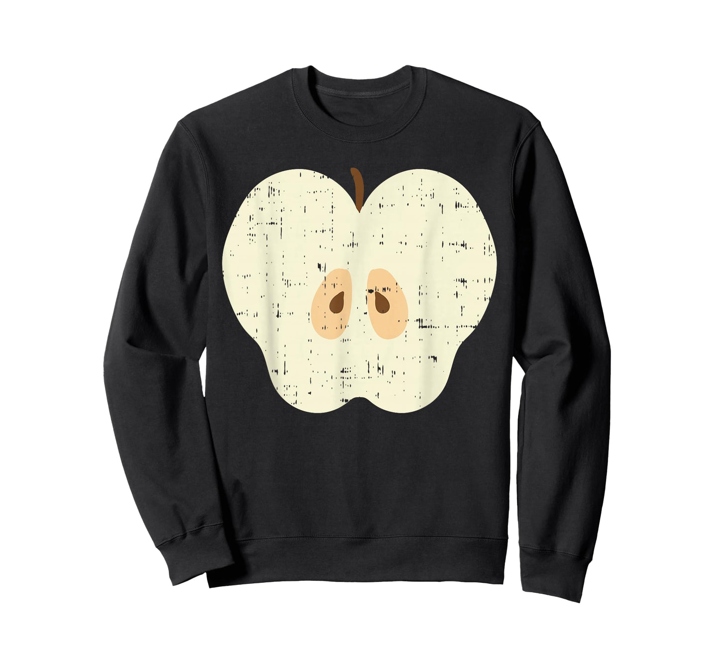 Apple Slice Funny Fruit Food Lazy DIY Easy Halloween Costume T-Shirt