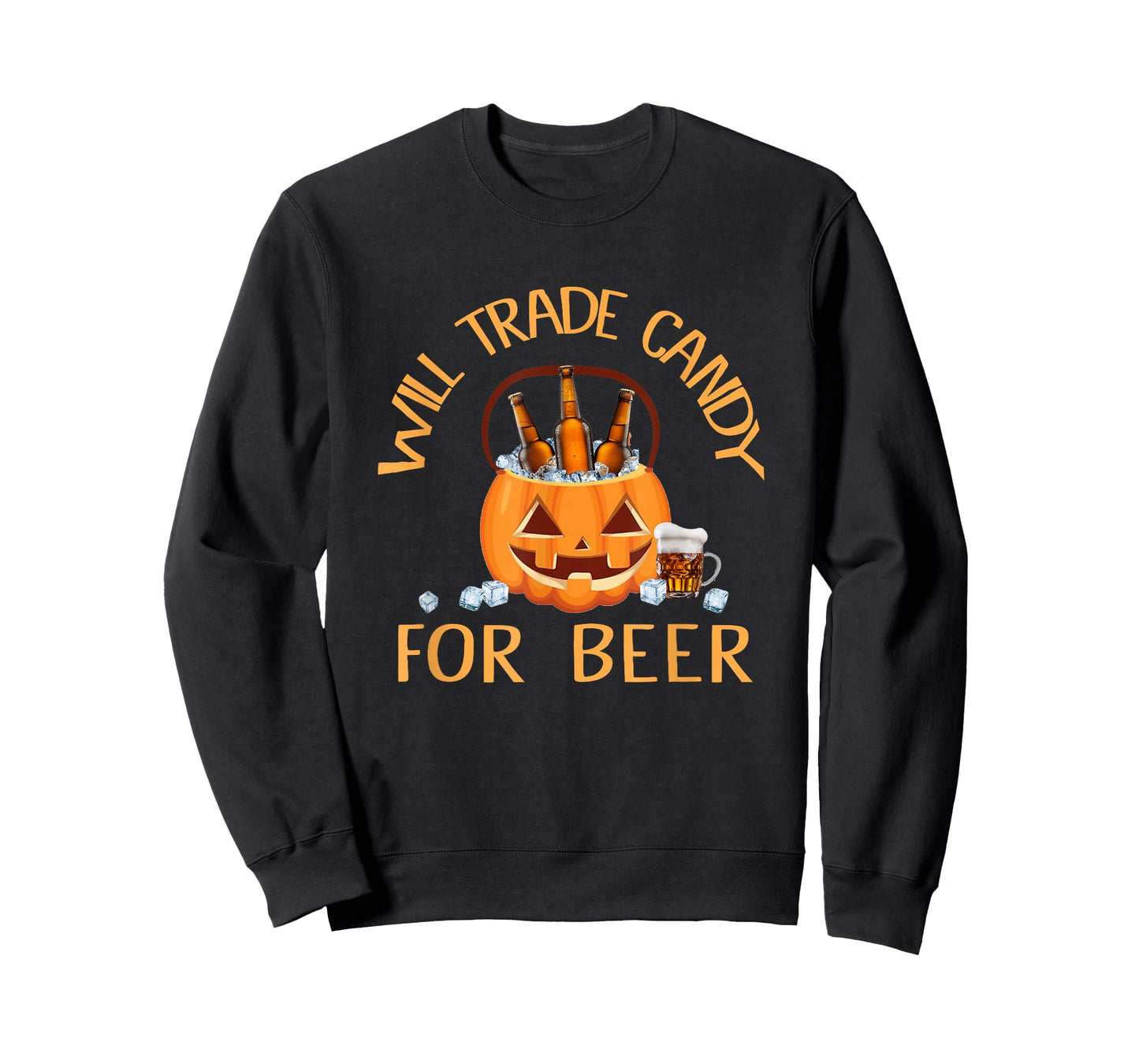 Will trade candy for beer college Halloween costume adult T-Shirt