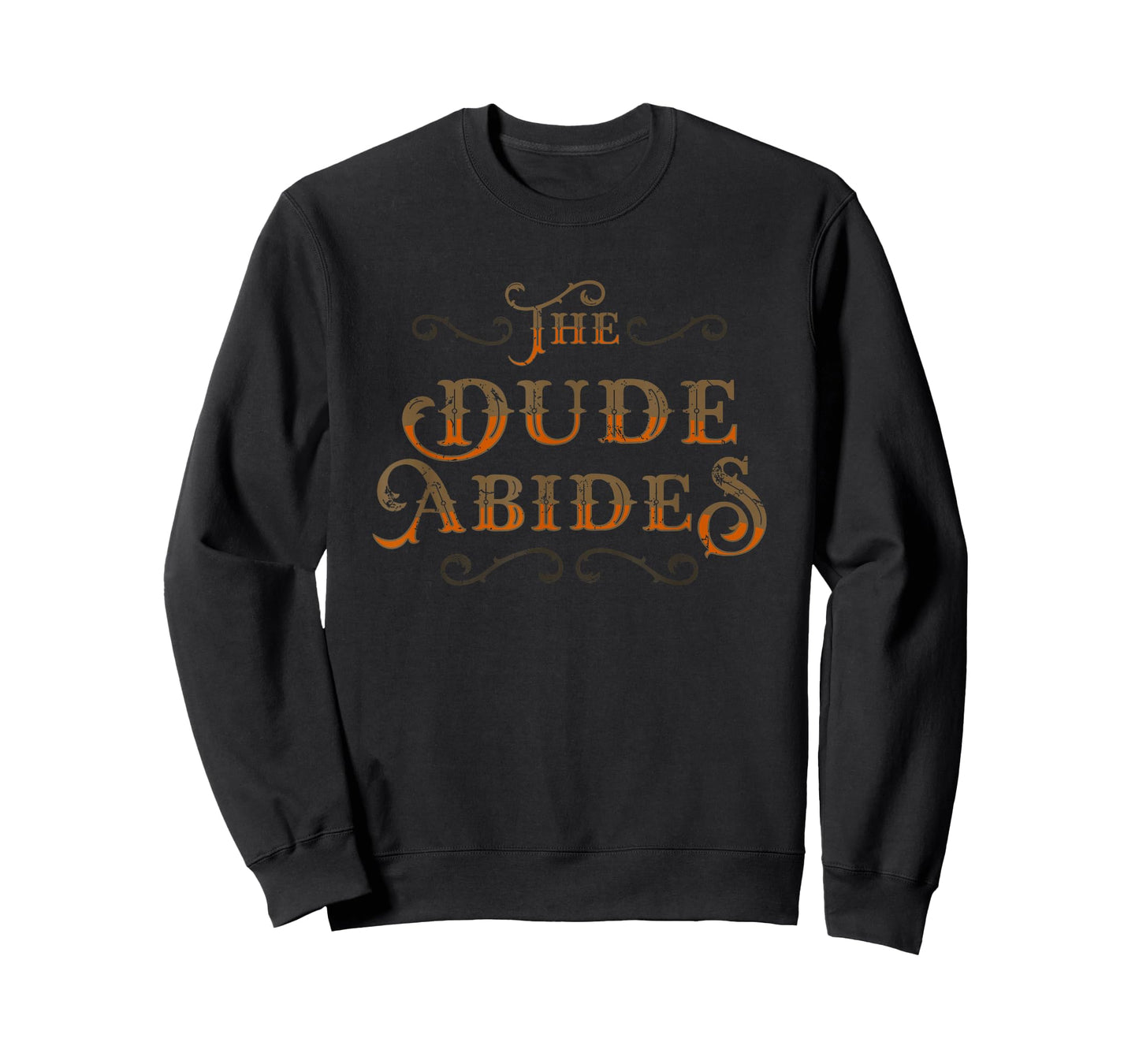 The Dude Abides Vintage Design for Film Loving Bowler T-Shirt