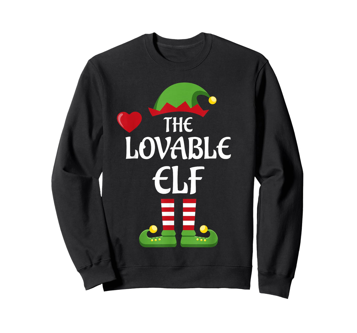 Lovable Elf Family Matching Group Christmas Love T-Shirt